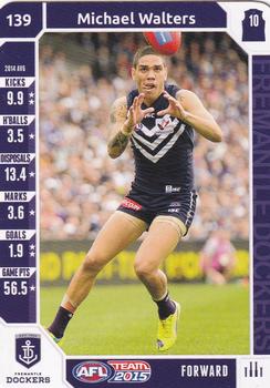 2015 Team Zone AFL Team #139 Michael Walters Front